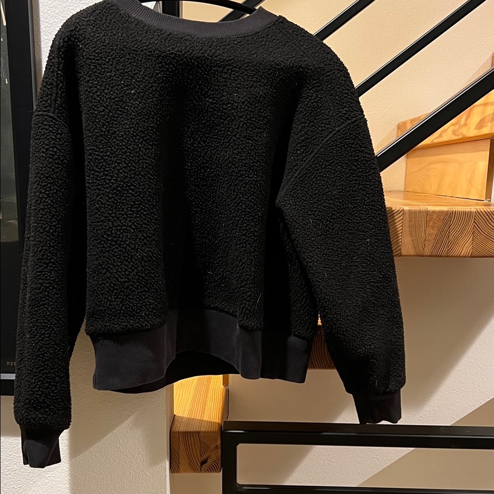 Everlane Black Textured Sweater